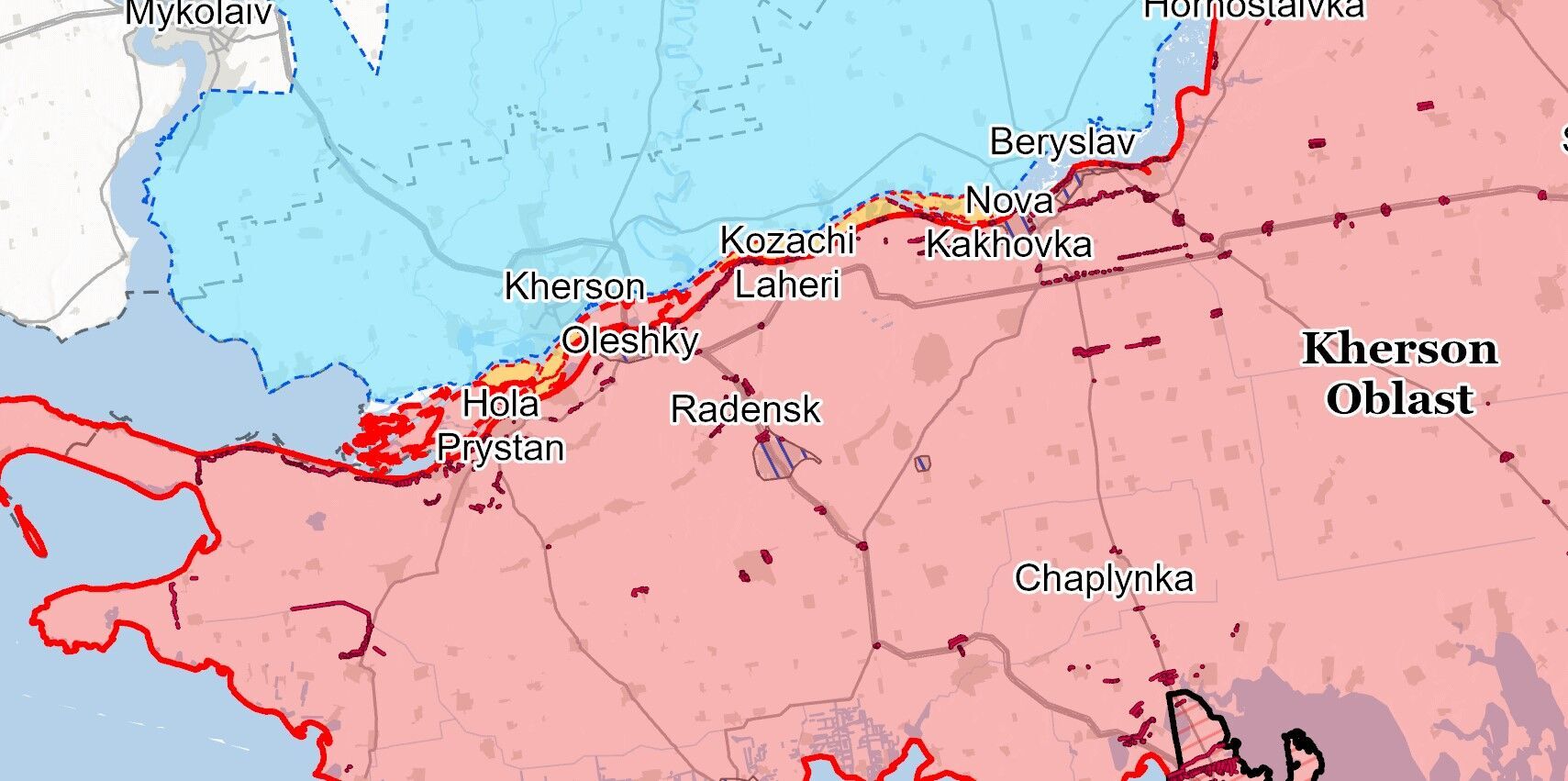 В ВСУ оценили, может ли Россия провести высадку десанта на Херсонщине. Карта
