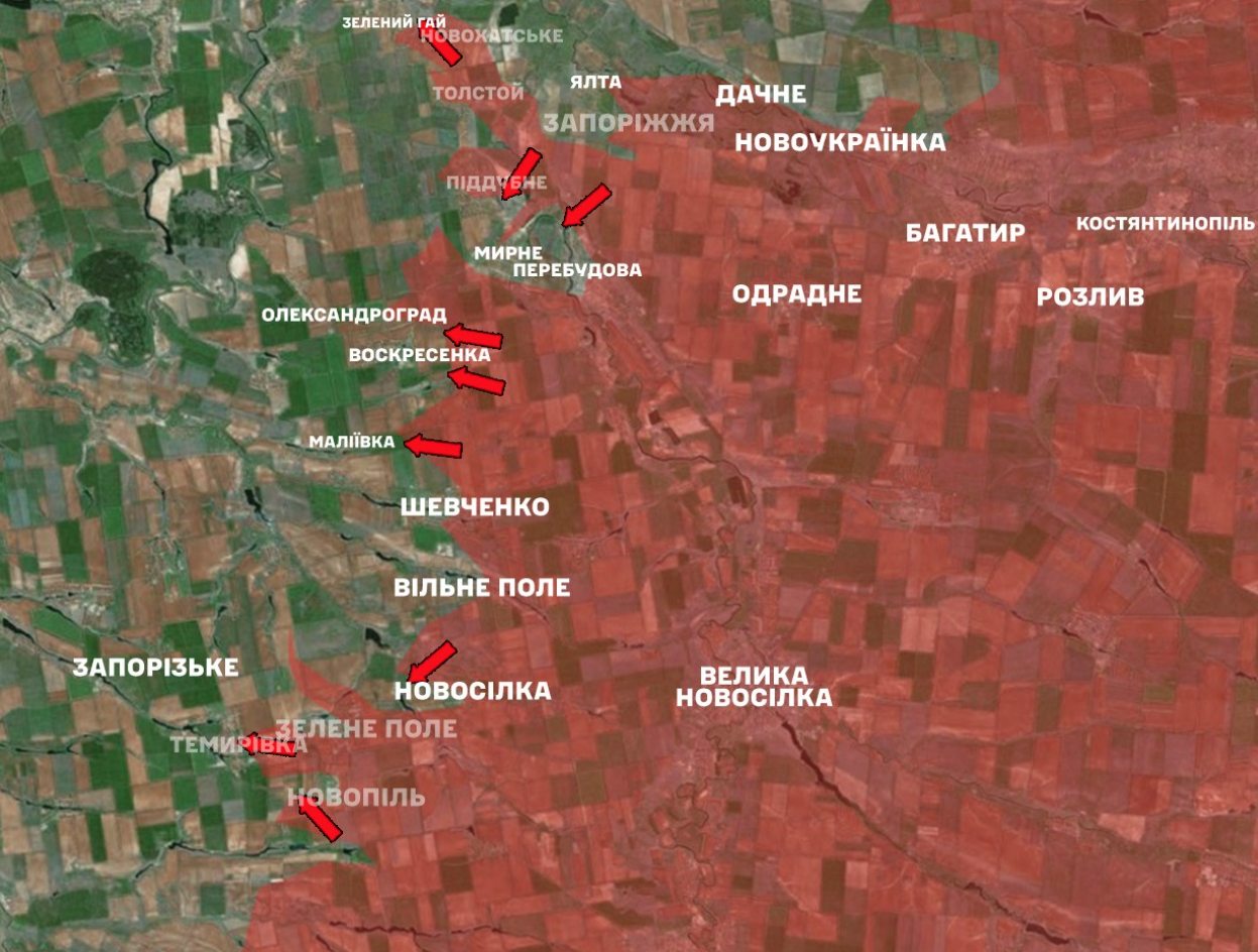 Враг перегруппировывает силы: в ВСУ рассказали об обстановке на Запорожском направлении
