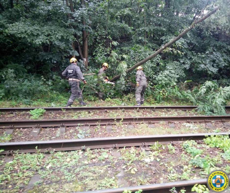 Київ накрила потужна гроза з градом: негода валила дерева, дороги перетворились на річки. Подробиці, фото та відео