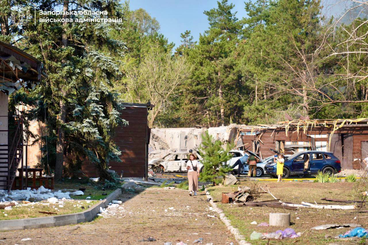 Запорожье обстрел