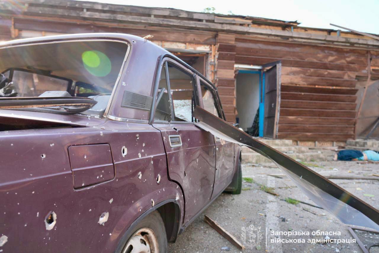 Запорожье обстрел