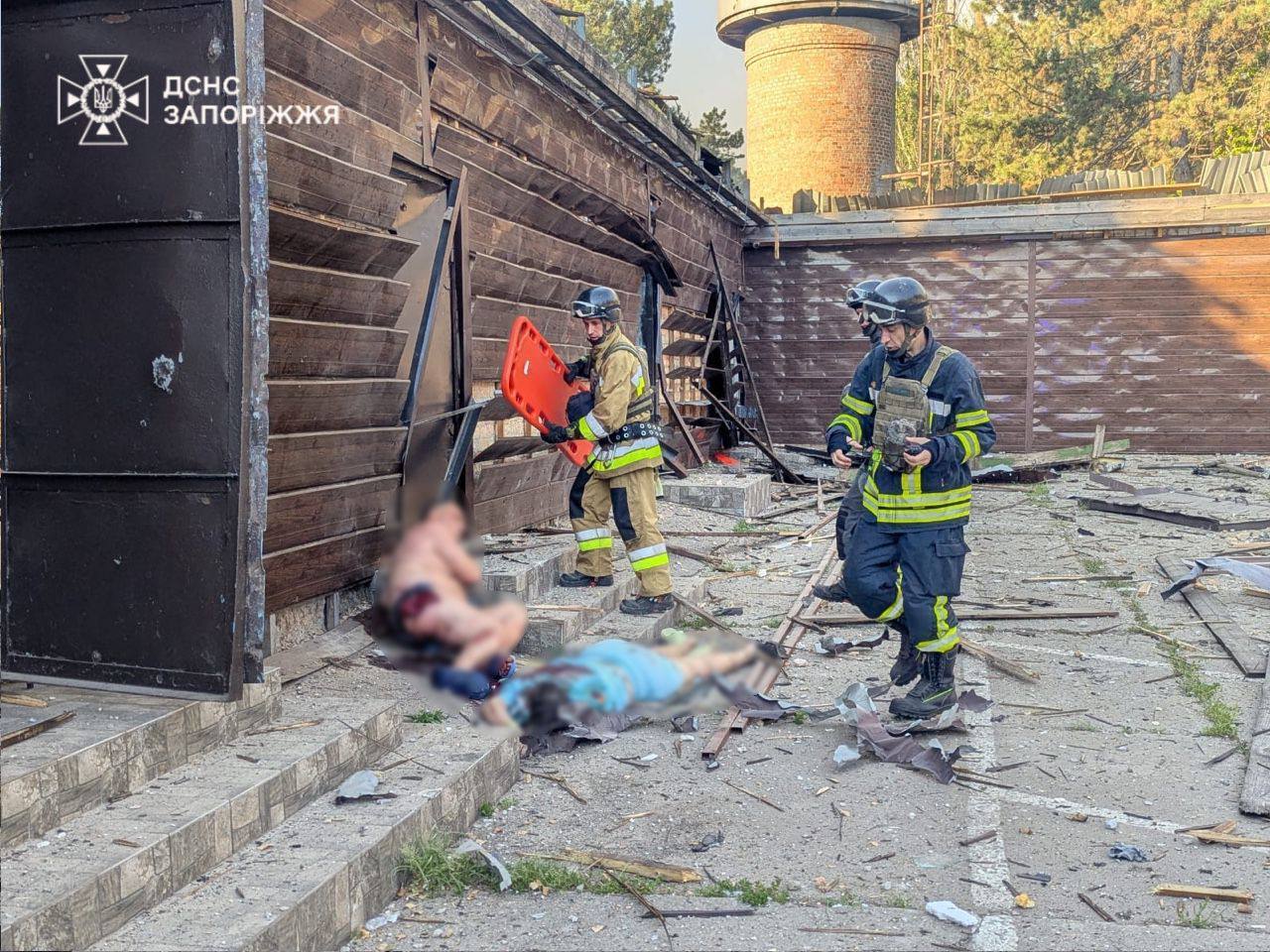 Запорожье обстрел