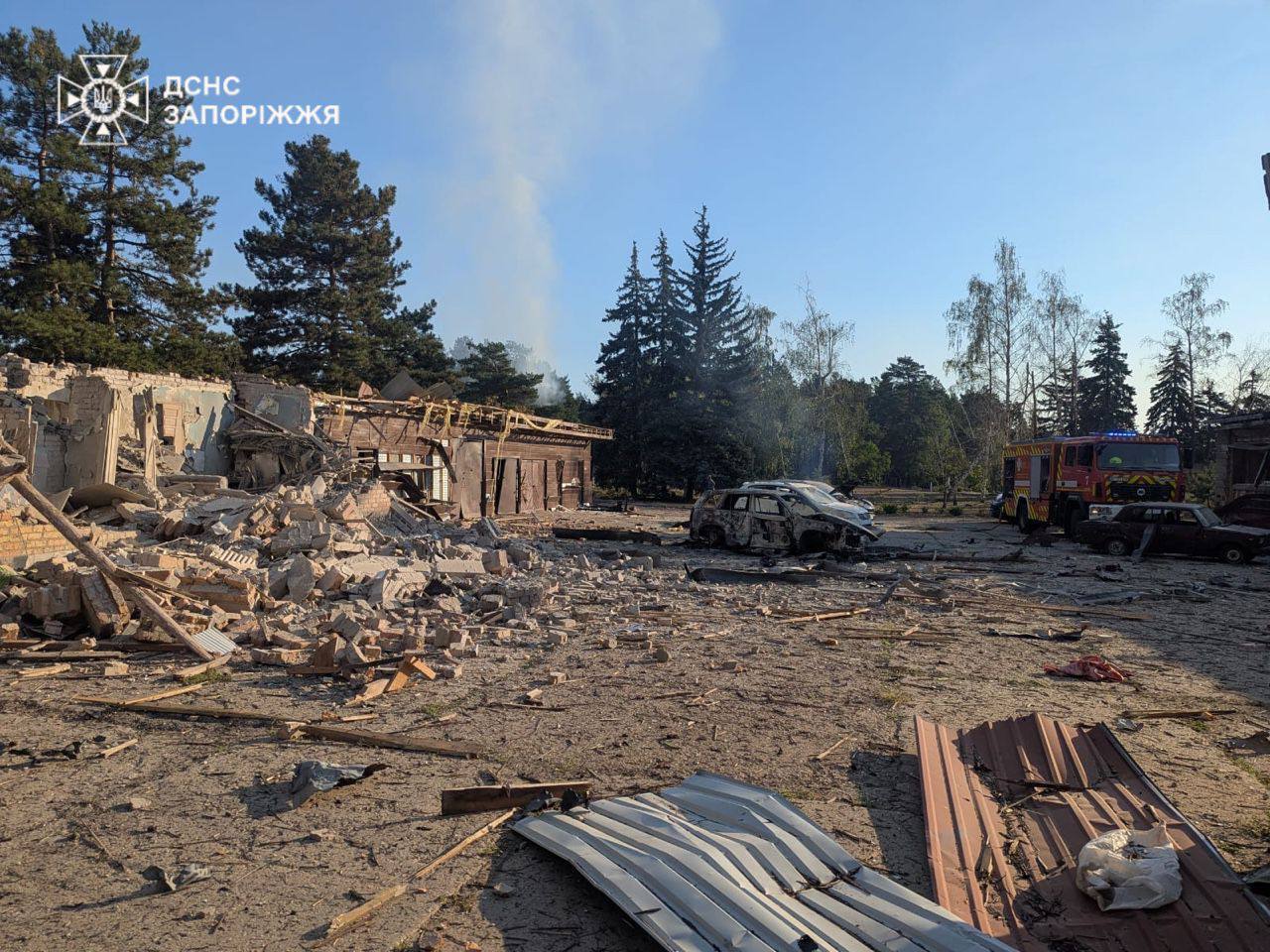 Запорожье обстрел