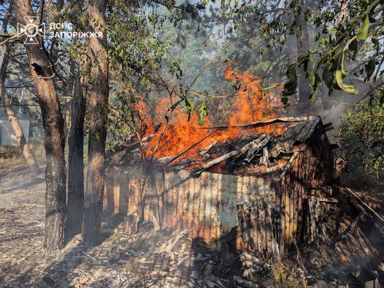 Запорожье обстрел
