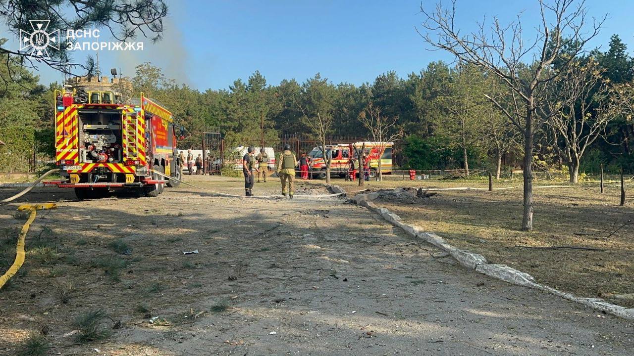 Запорожье обстрел