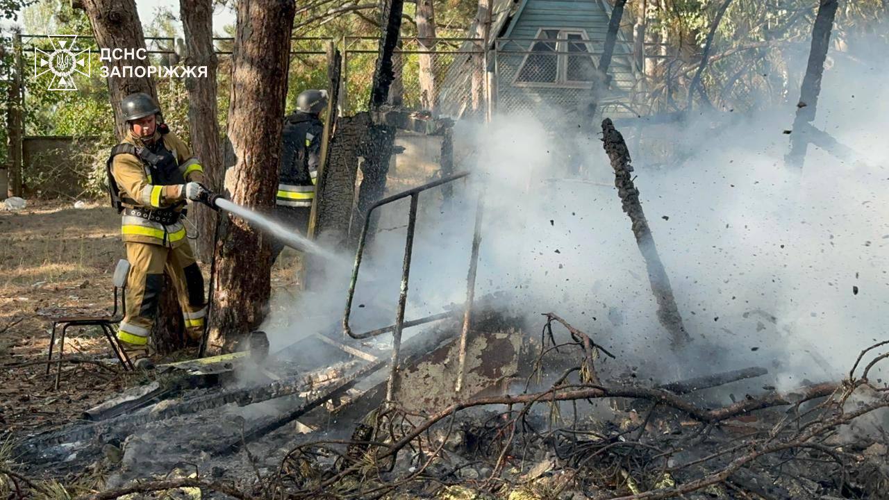 Запорожье обстрел