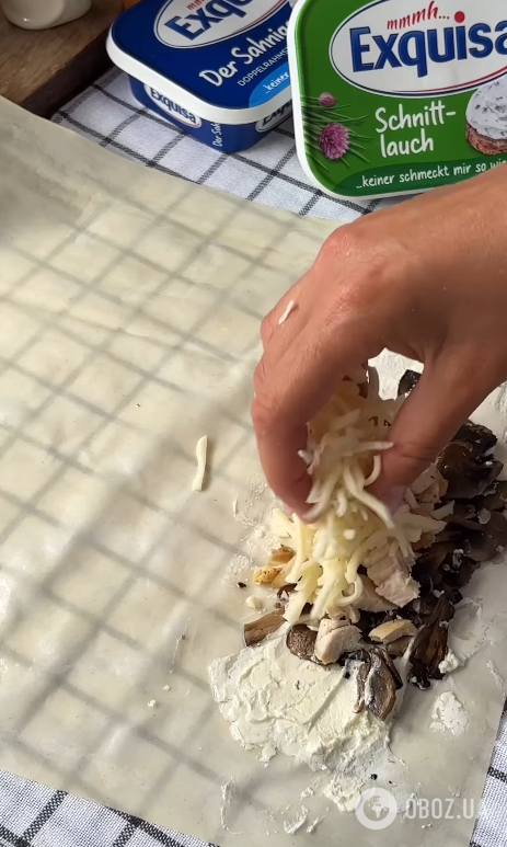 Елементарні запечені ролліні з грибами та крем-сиром: варіант страви для перекусу