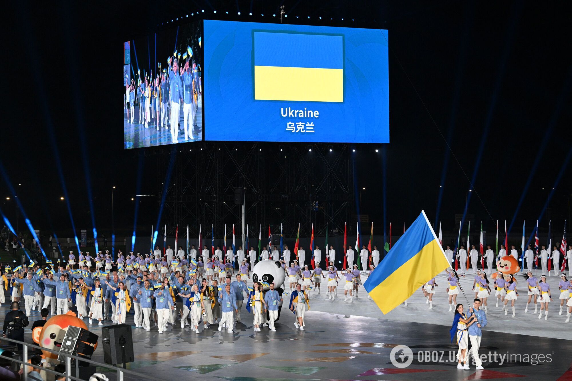 Скандал дня. Сборную Украины не пускали на церемонию открытия Всемирных игр из-за желто-синей формы, напоминающей национальный флаг