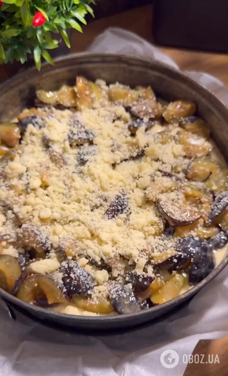 Який смачний пиріг приготувати зі сливами: дуже пухке тісто та золотиста скоринка зверху