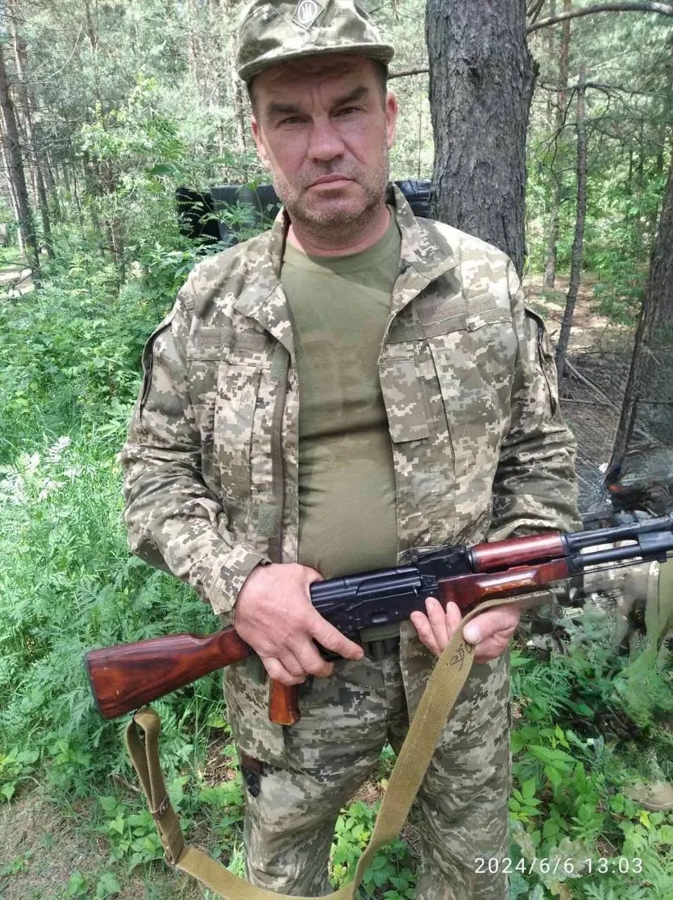 На щиті: стало відомо про загибель військового з Київщини Віктора Рябоконя. Фото