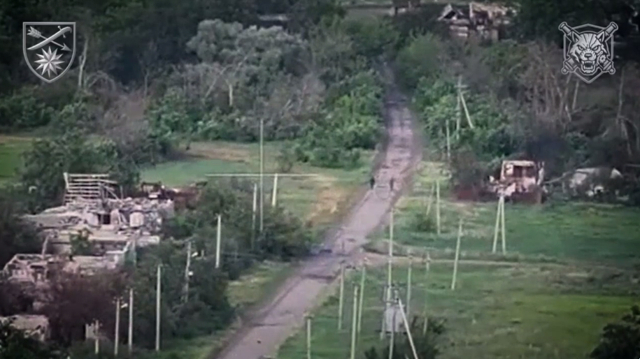 Снайперская работа артиллерии: в ВСУ показали прямое попадание в штурмовую группу врага