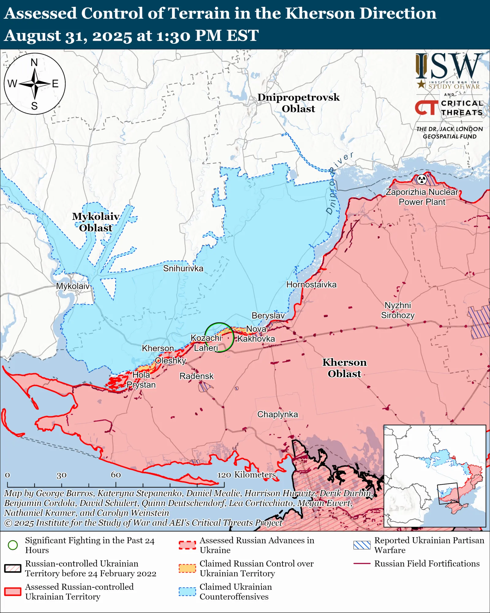Армія РФ наступає по всіх напрямках фронту, але просування не має – ISW