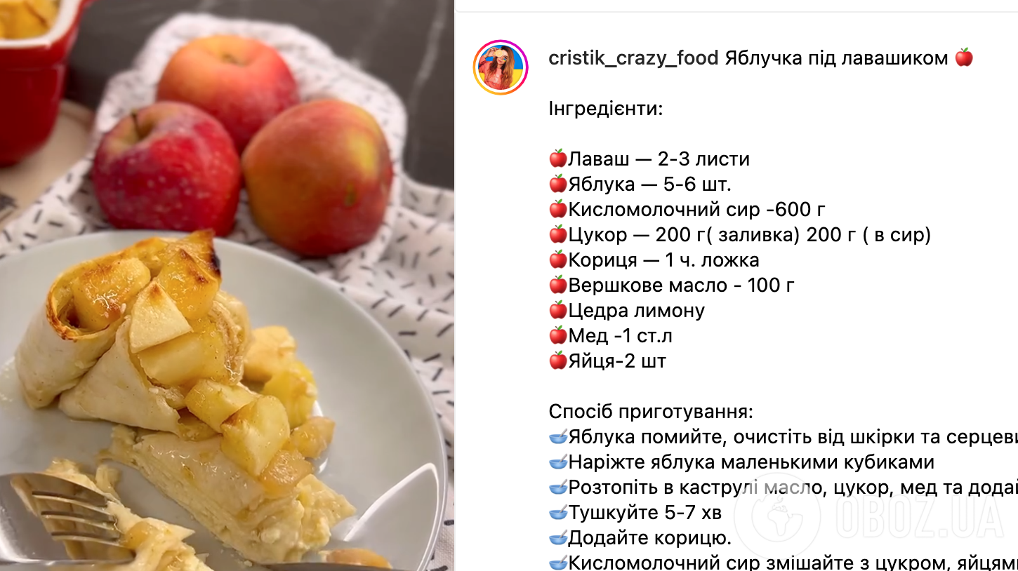 Рецепт пирога