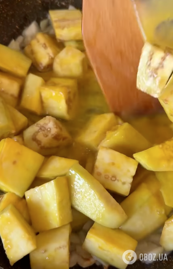 Баклажаны с яйцами