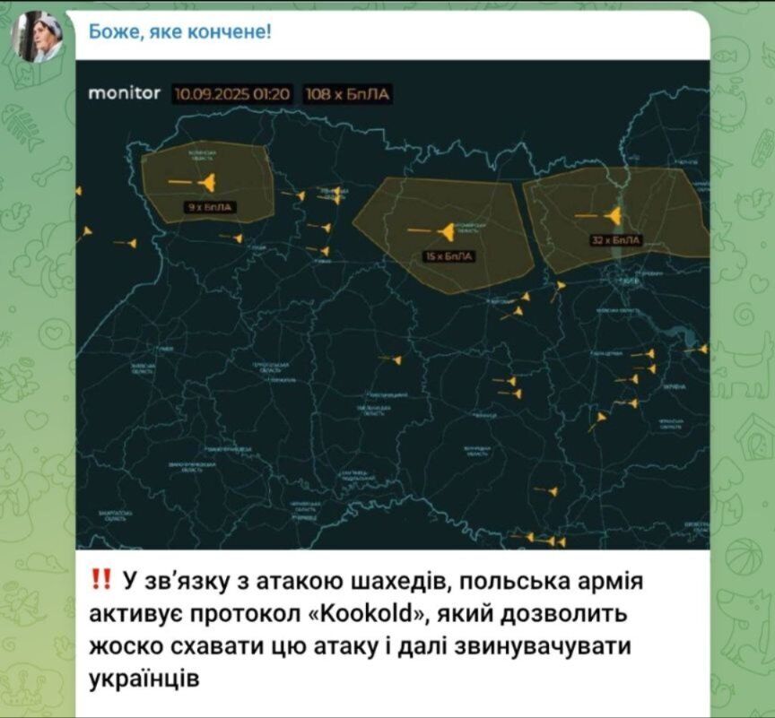 "Вривайся в третю світову": мережа вибухнула мемами через вторгнення дронів РФ у Польщу