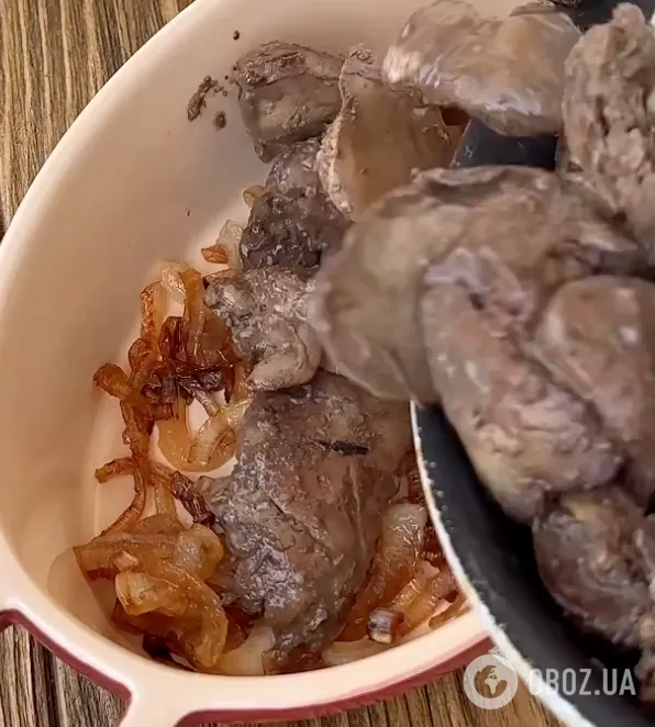 Печінка для страви