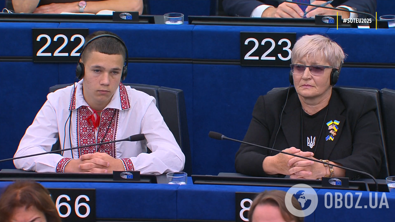 "Саша почувствовал, как его лицо горит": Урсула фон дер Ляйен рассказала в Европарламенте историю украинского мальчика, похищенного РФ из Мариуполя