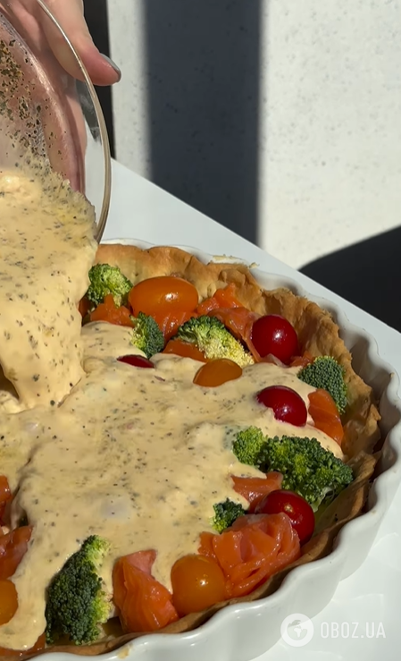Сытный киш с красной рыбой на песочном тесте: как приготовить вкусное блюдо на обед