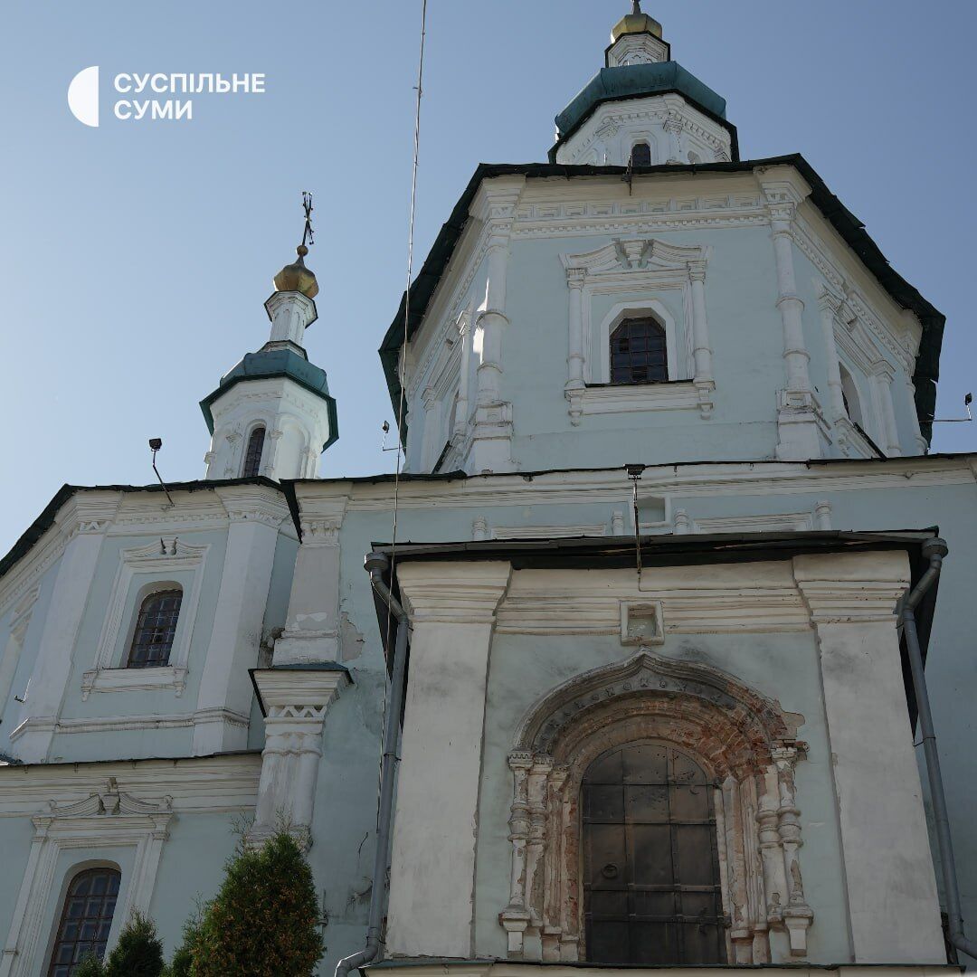 Российский дрон попал в собор в Сумах, который является памятником архитектуры: что известно о последствиях. Фото