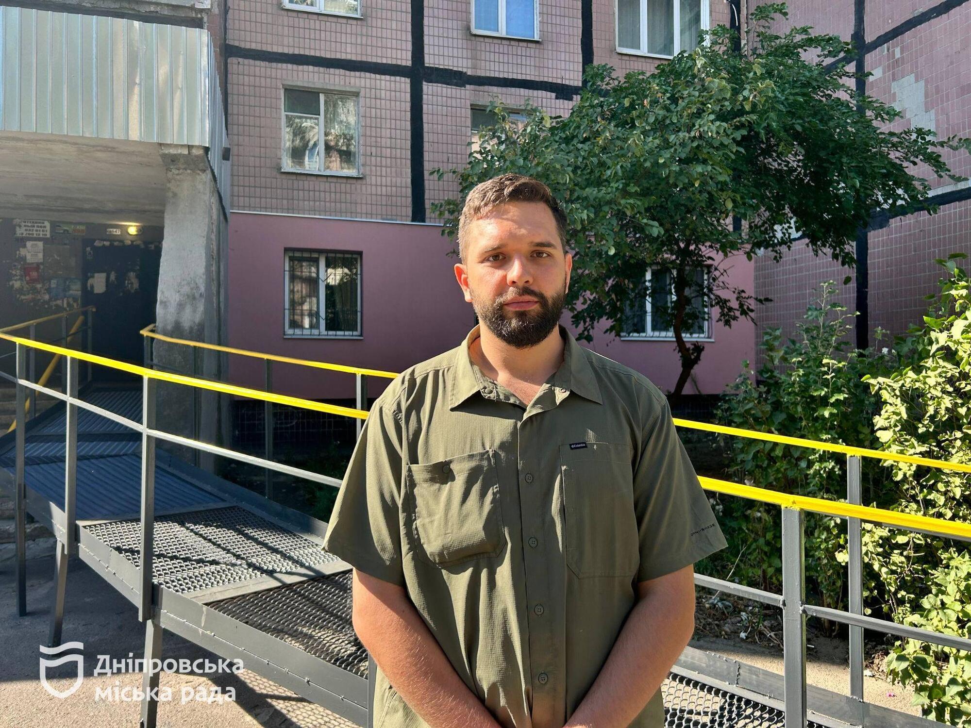В Днепре в домах ОСМД создают безбарьерное пространство