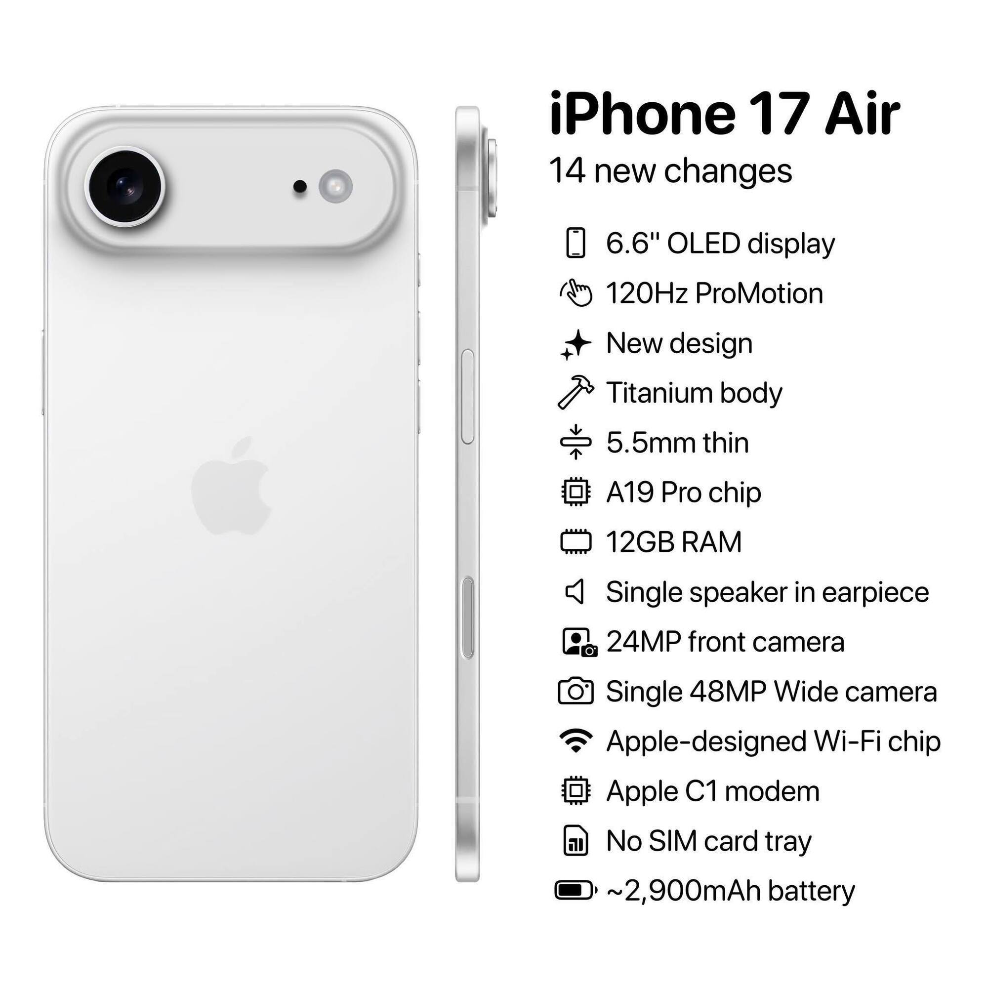 Чем впечатляет iPhone Air: семь деталей, которые вы могли пропустить