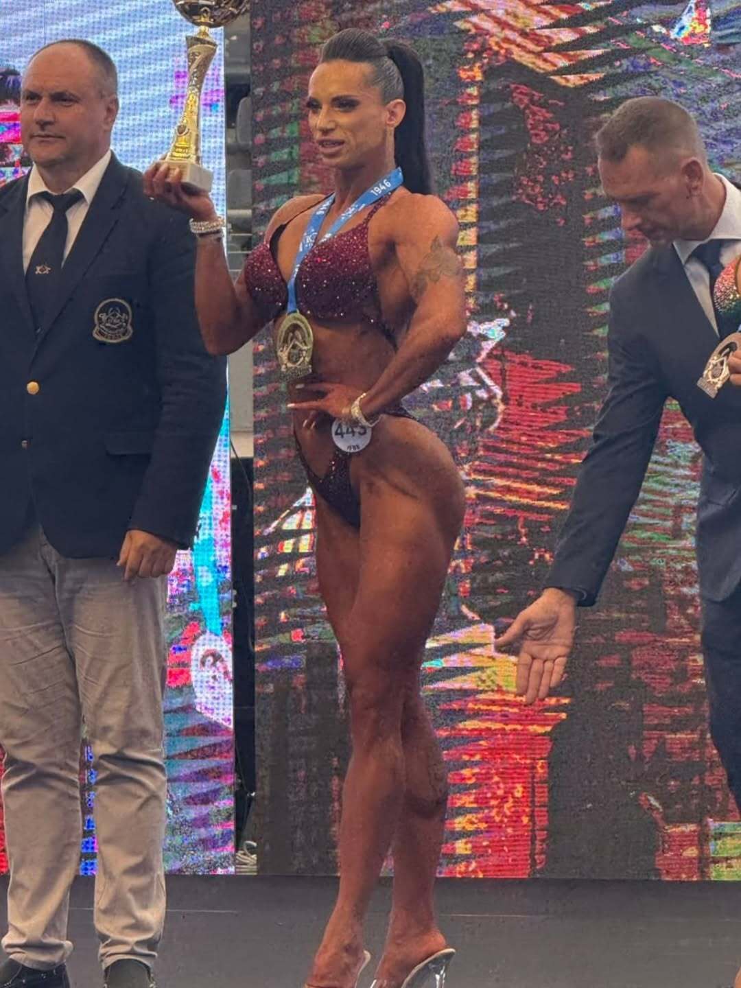 Українська красуня стала абсолютною чемпіонкою Кубку світу з бодібілдингу в Мадриді. Фото