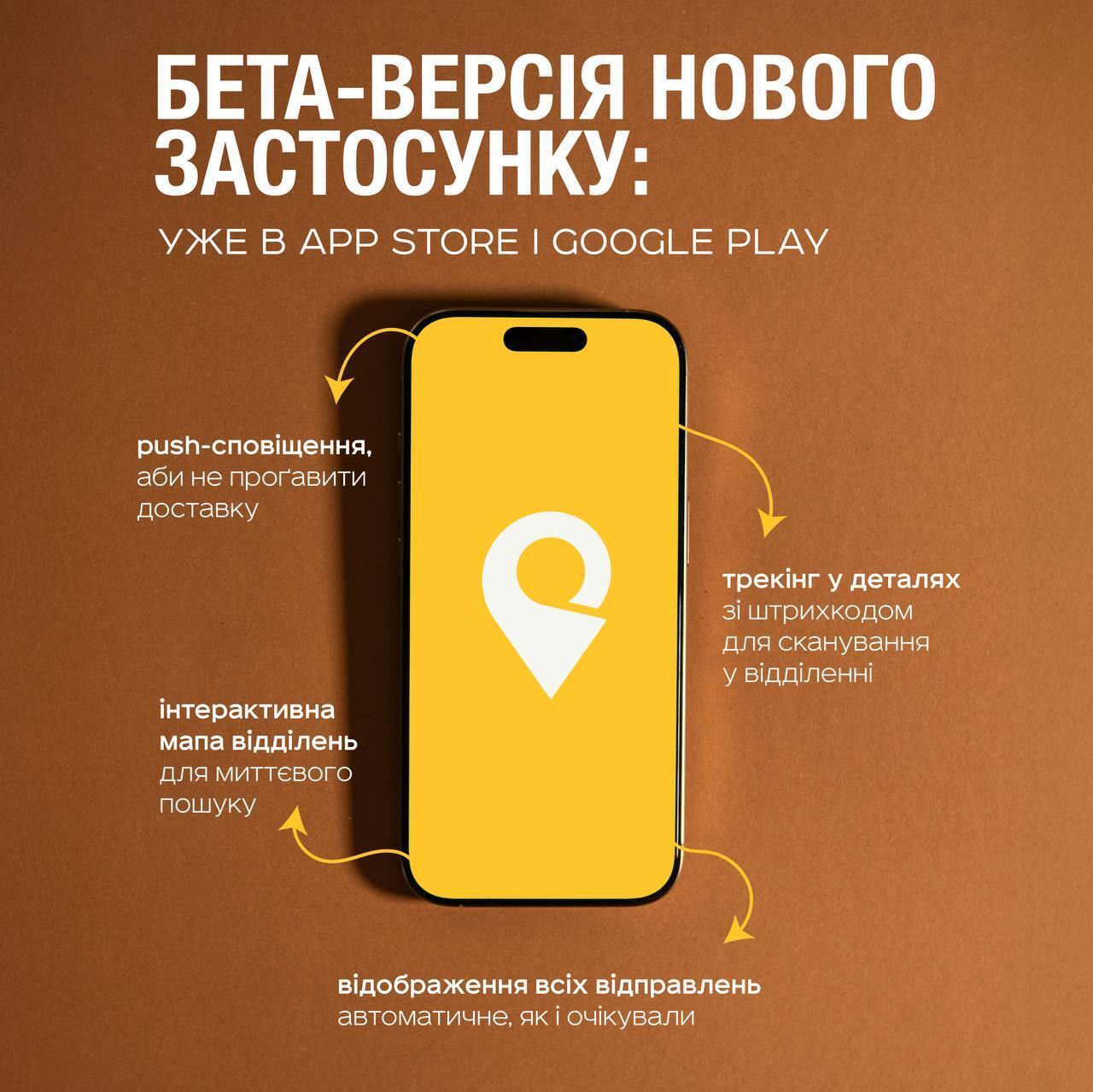 "Укрпошта" заустила новий мобільний додаток