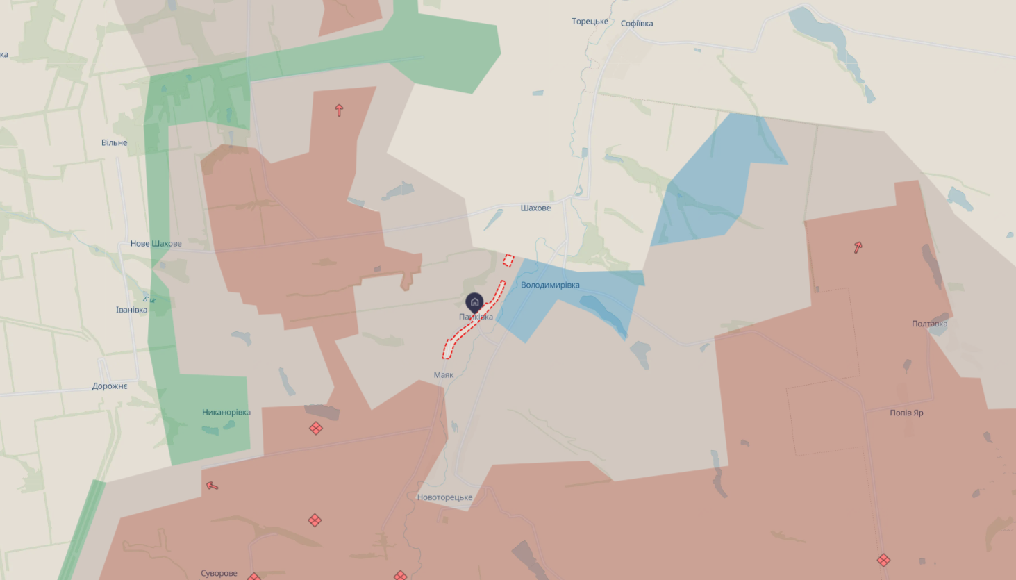 Українські воїни зачистили Панківку на Донеччині. Карта