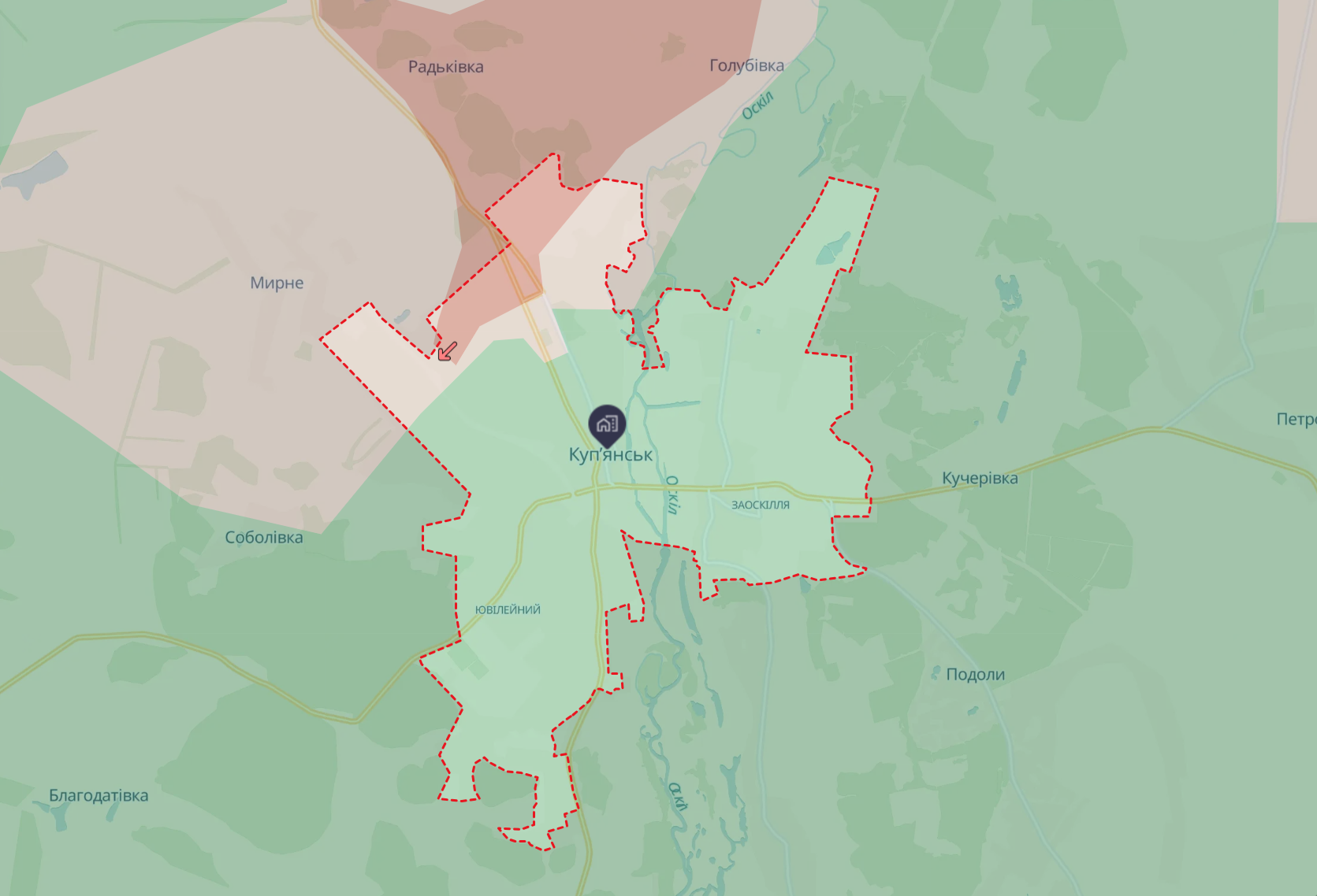 "Есть диверсионные группы": в ОСУВ "Днепр" рассказали, прорвались ли оккупанты в Купянск и на какую тактику сделал ставку враг. Карта