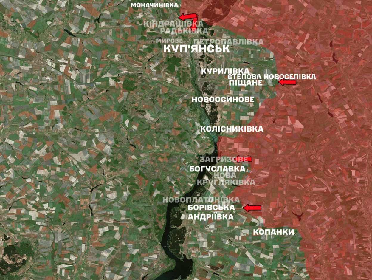 "Есть диверсионные группы": в ОСУВ "Днепр" рассказали, прорвались ли оккупанты в Купянск и на какую тактику сделал ставку враг. Карта