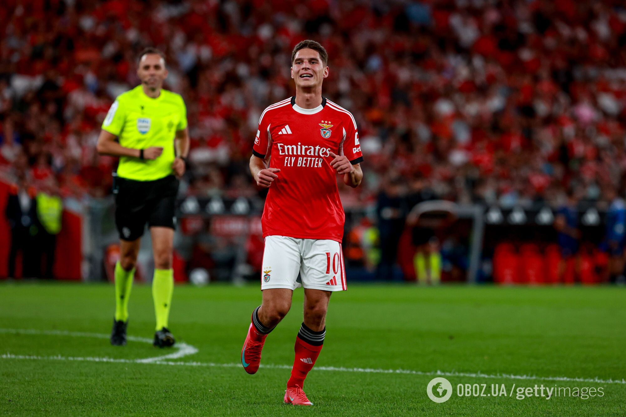 Судаков забил дебютный гол за "Бенфику". Видео