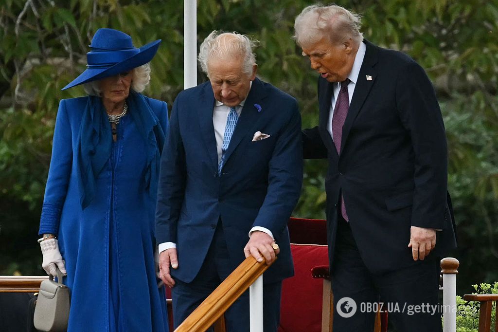 Трамп тричі порушив королівський протокол у перший день візиту до Лондона: що обурило британців