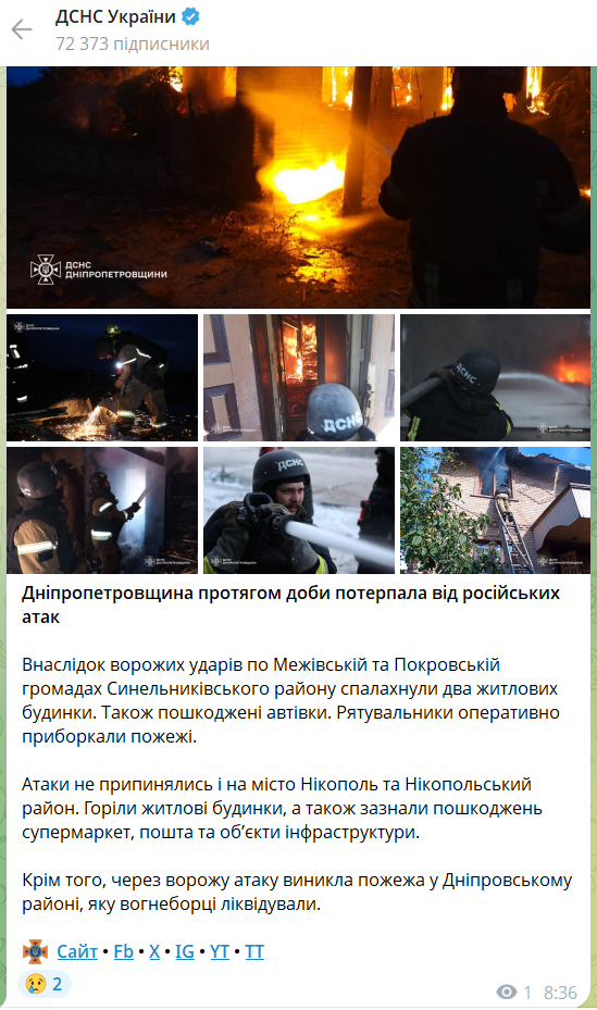 Уночі Росія атакувала Україну 75 дронами, понад половина з них – "Шахеди": ППО знешкодила частину цілей
