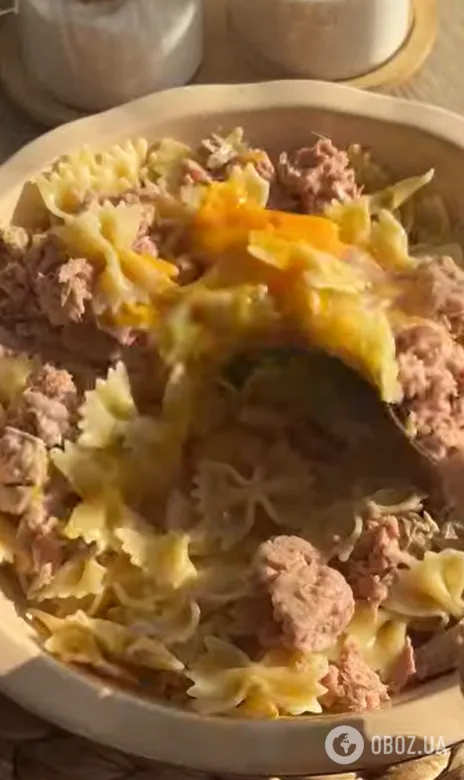 Макароны с тунцом и сыром в духовке: простой рецепт блюда для ужина
