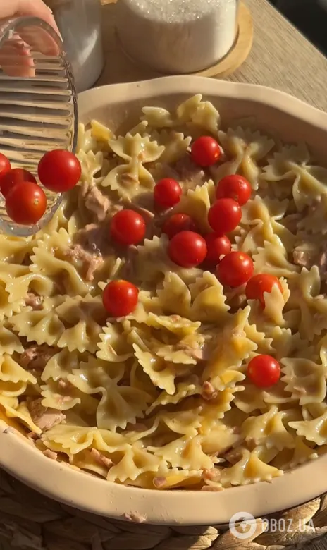 Макароны с тунцом и сыром в духовке: простой рецепт блюда для ужина
