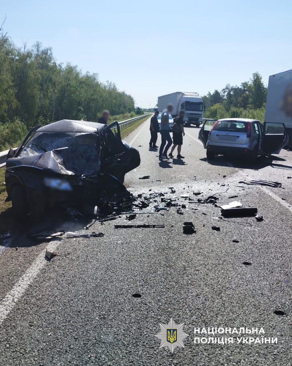 Столкнулись два авто: в Черкасской области в ДТП погибли три человека, пострадал ребенок. Фото