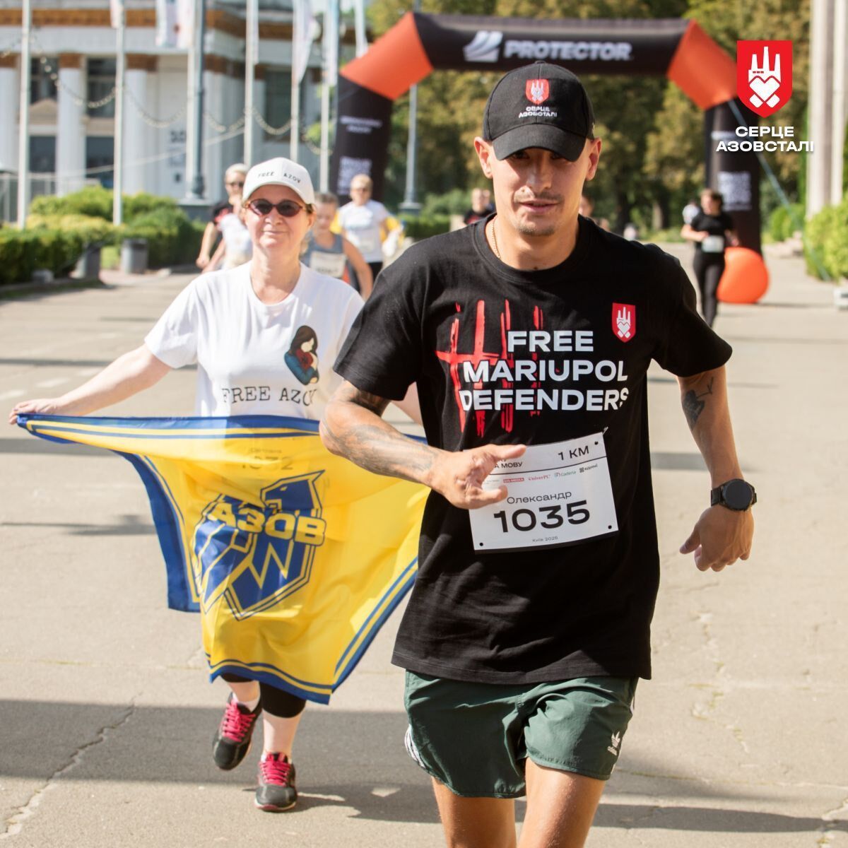 Защитники Мариуполя присоединились к забегу "Бегу за язык" в поддержку военнопленных