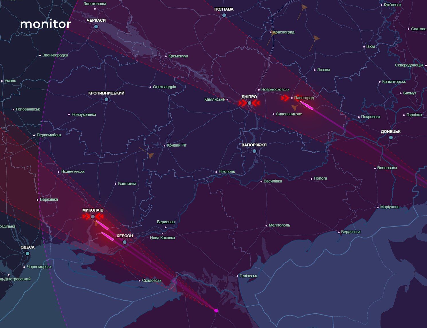 Україна була під масованою повітряною атакою: ворог запустив багато "Шахедів", балістику і ракети Х-101