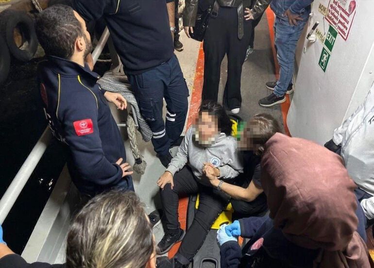 В Стамбуле столкнулись пассажирский корабль и сухогрузное судно: есть раненые. Видео