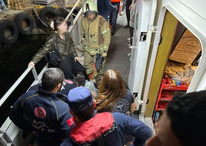 В Стамбуле столкнулись пассажирский корабль и сухогрузное судно: есть раненые. Видео