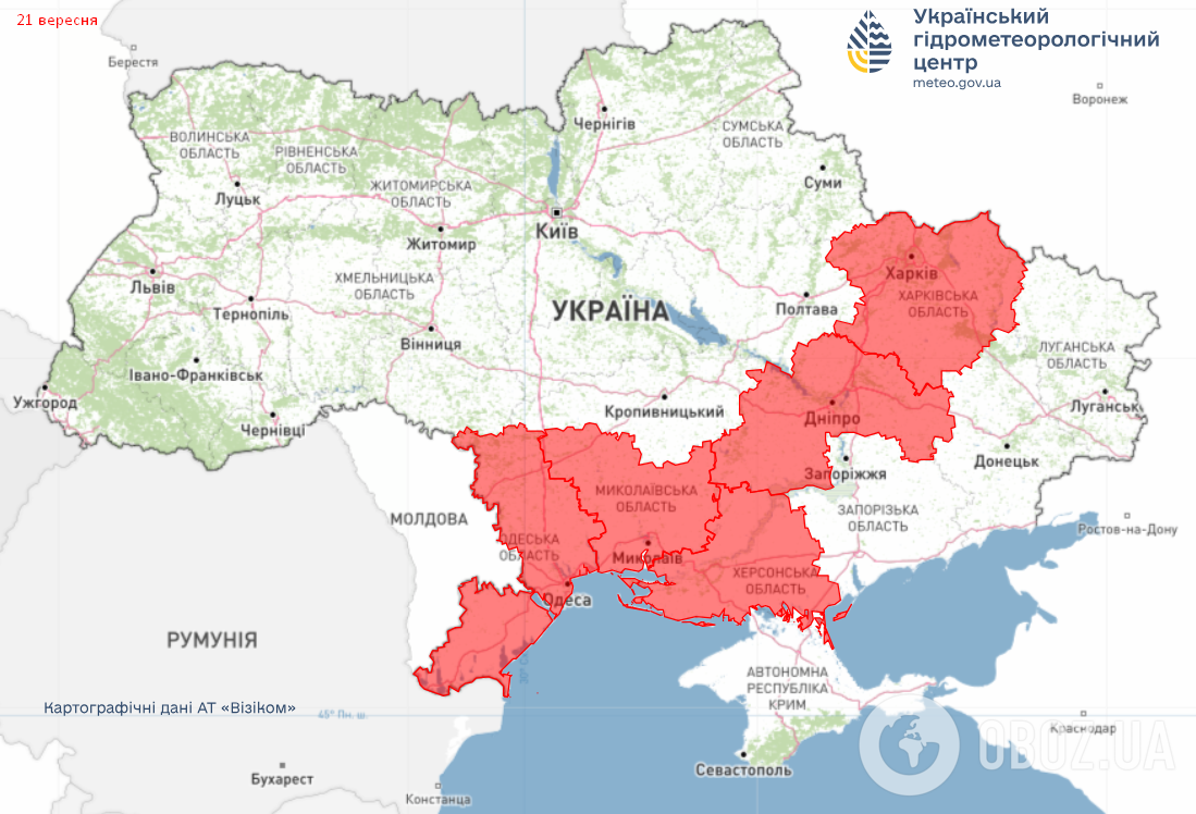 В Україні буде майже літнє тепло: синоптики дали детальний прогноз на неділю. Карта