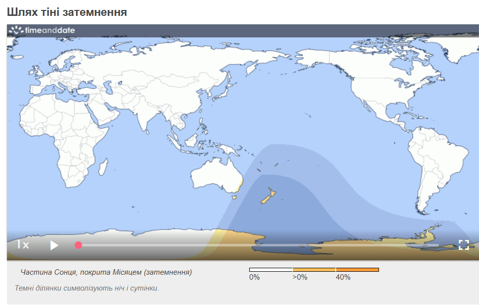 Солнечное затмение 21 сентября "обойдет" украинцев: как и где увидеть зрелище онлайн