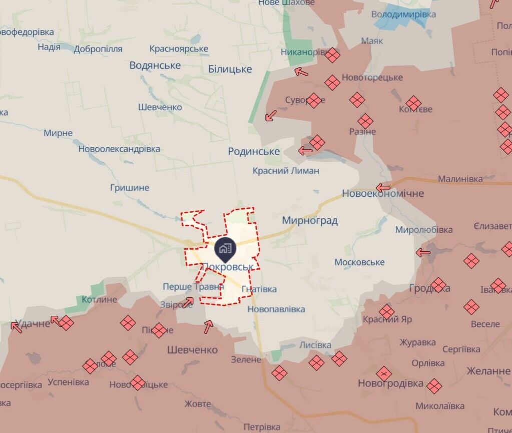 Окупанти змінили тактику на Покровському напрямку: українські військові розповіли, що відбувається. Карта