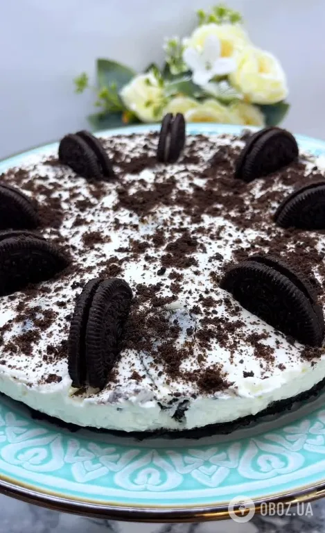 Элементарный чизкейк орео к чаю без выпекания: как приготовить
