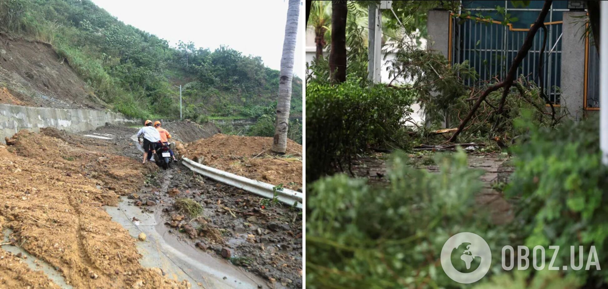 На Тайвані пронісся супертайфун "Рагаса", вийшло з берегів гірське озеро: 14 людей загинули, десятки зникли безвісти. Фото і відео