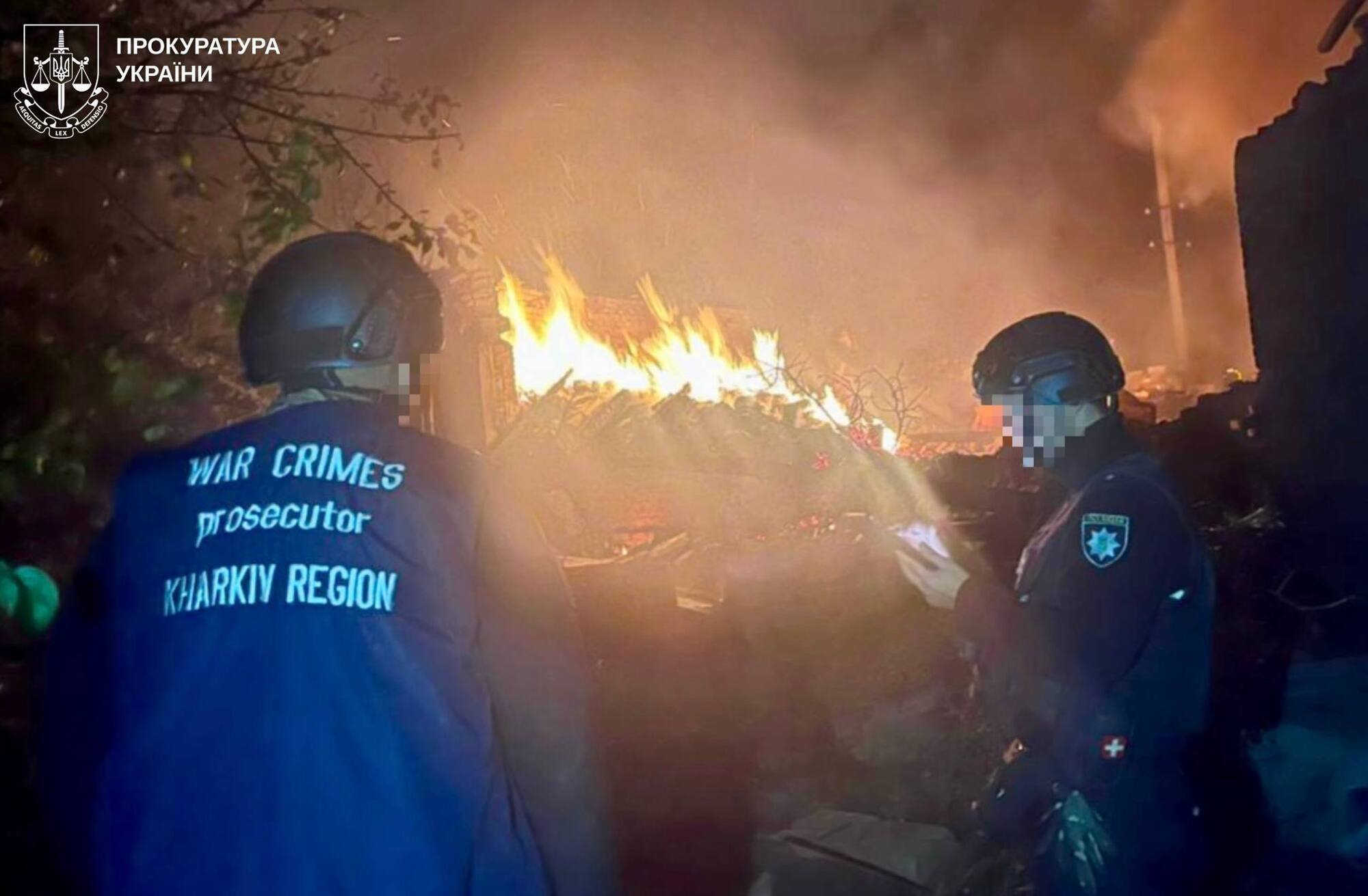 Окупанти вдарили по Харківщині: сталась пожежа, загинув чоловік. Фото