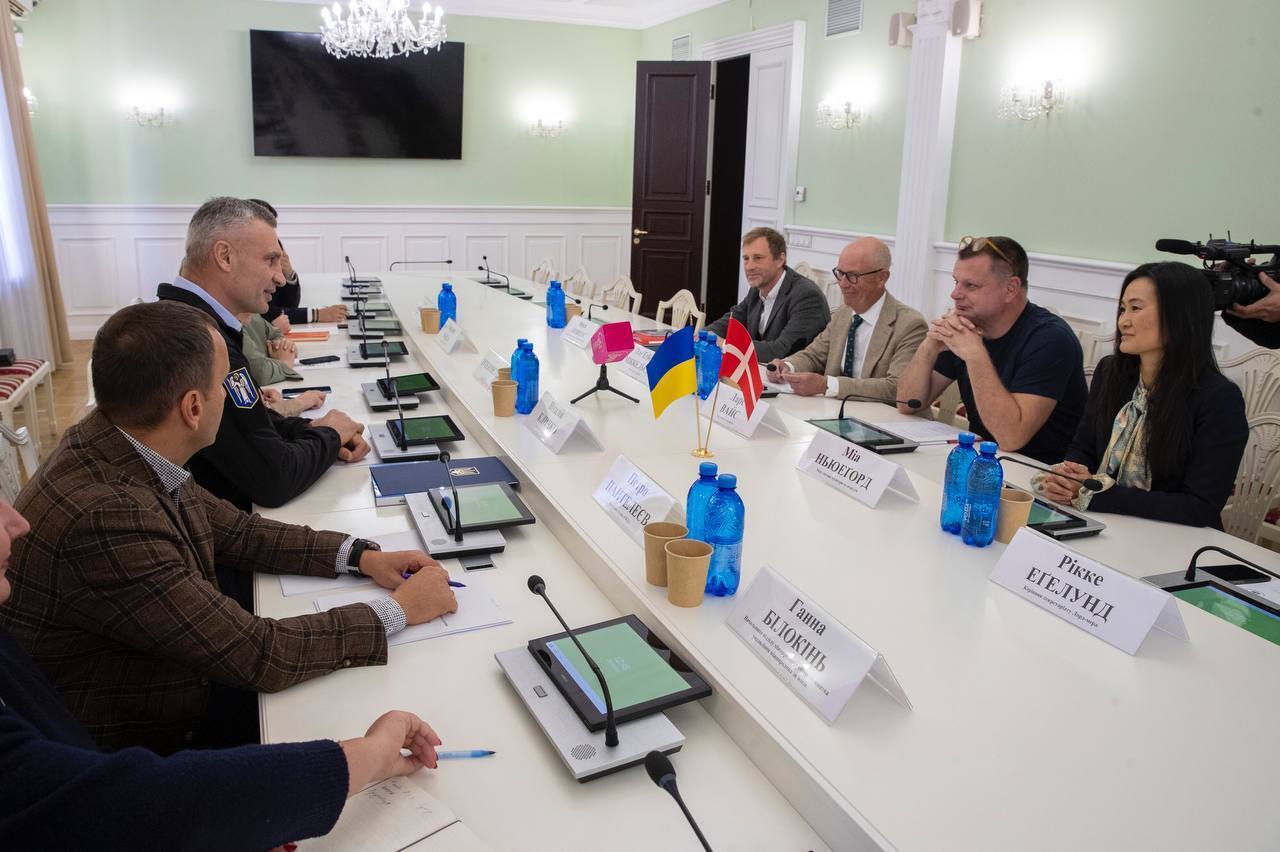 Віталій Кличко зустрівся з лорд-мером Копенгагена Ларсом Вайсом