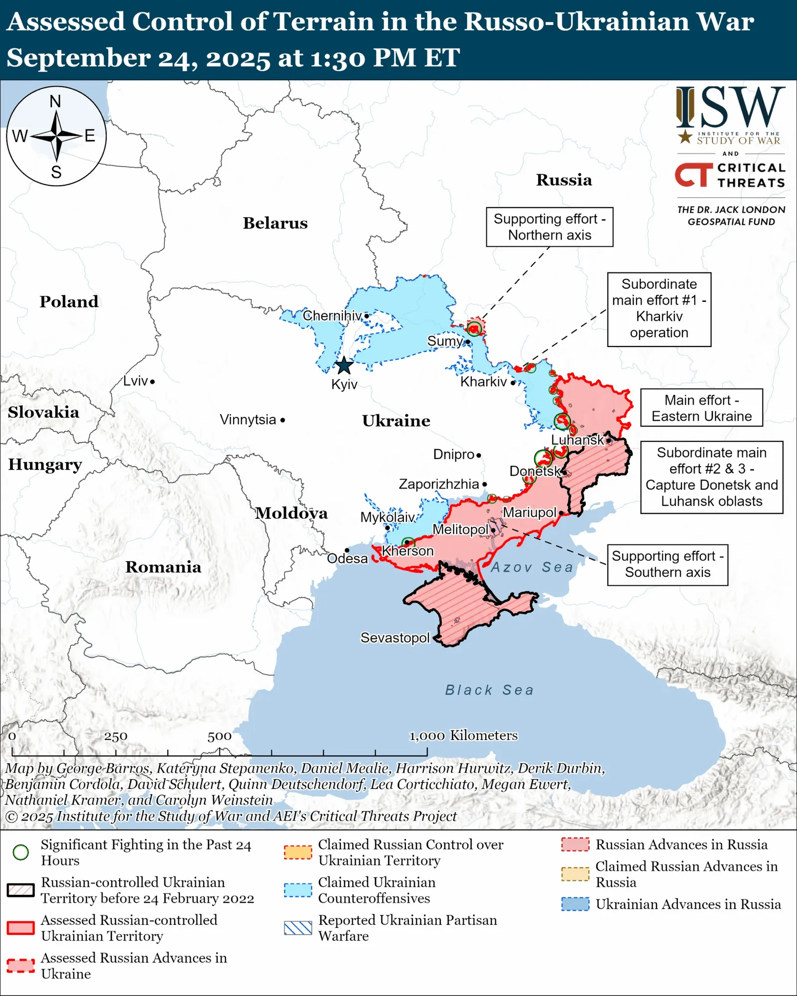 Українські війська просунулися біля Лимана й Покровська, а також у районі Добропілля: аналіз ISW. Карта