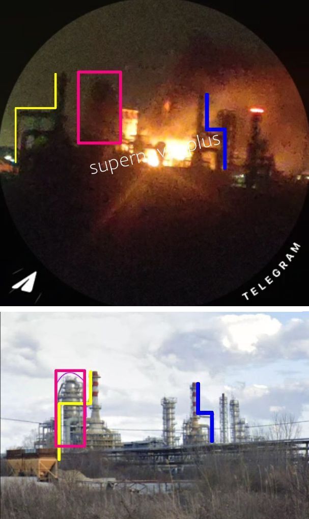 Дроны атаковали Афипский НПЗ, вспыхнул мощный пожар: российские власти говорят об "обломках". Фото и видео