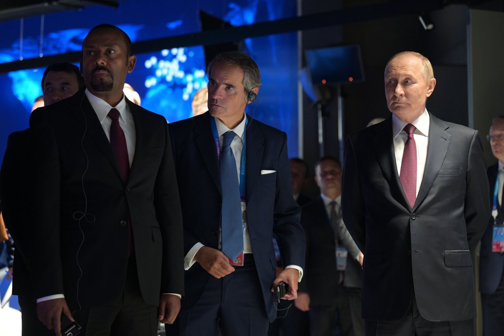 Гросси встретился с Путиным по случаю годовщины атомной промышленности РФ: в МИД Украины отреагировали